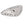 Perlen Einzelhandel Dreiecksanhänger Edelstahl 27x16mm - Cabochon 6x4mm (1)