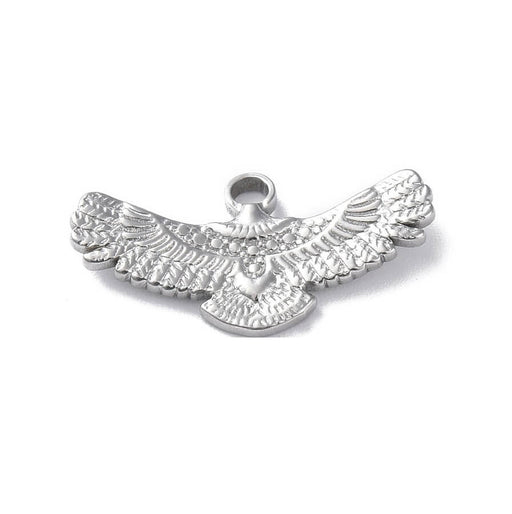 Kaufen Sie Perlen in der Schweiz Fliegender Adler-Vogel-Anhänger aus Edelstahl 13x25,5mm (1)