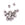 Perlen Einzelhandel Gerippte Trennperle aus Edelstahl 3 mm – Loch: 1,2 mm (20)