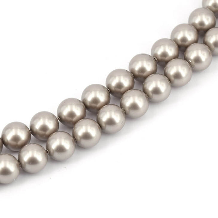 Österreichische Kristallperle 5811 Crystal Platinum Pearl 10mm (10)