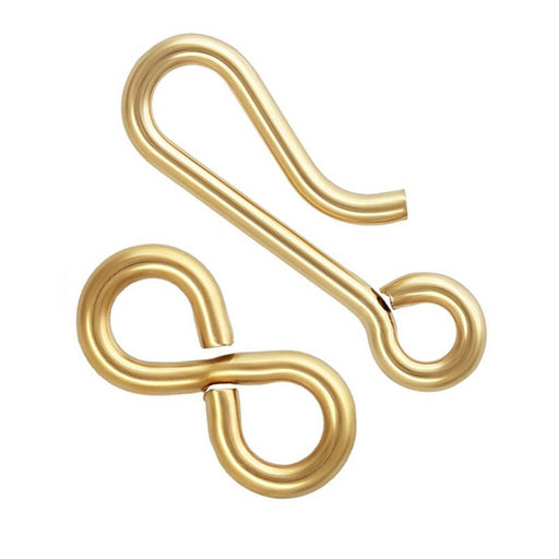Kaufen Sie Perlen in der Schweiz S-Hakenverschluss in 2 Teilen in Gold filled - 20x4mm (1 Verschluss)