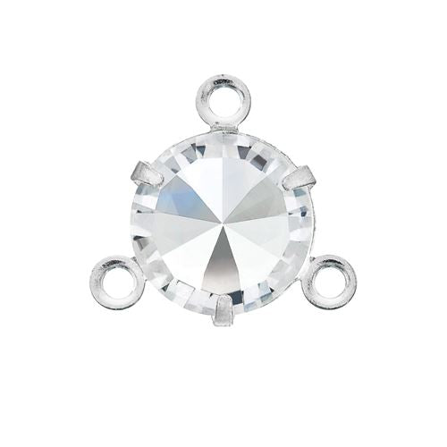 Kaufen Sie Perlen in der Schweiz Preciosa Maxima Crystal Pure SS18-4.30 mm 3-Ring-Silberset (20)