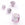 Perlengroßhändler in der Schweiz Murano-Würfelperle rosa antiksilber 6x6mm (1)