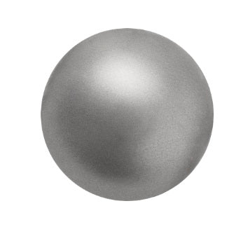 Kaufen Sie Perlen in der Schweiz Runde Perlen Preciosa Dunkelgrau - Perleffekt - 6mm (20)