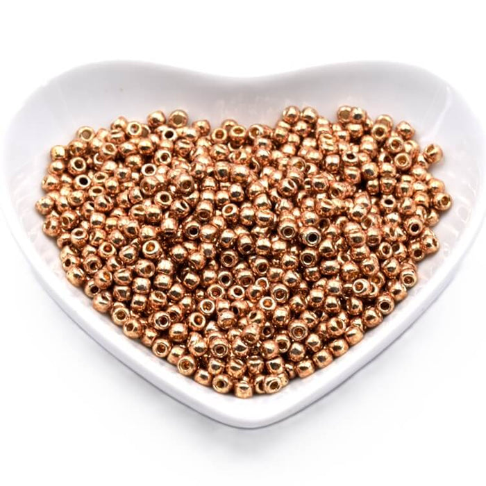 ccPF592 - perles de rocaille Toho 8/0 Galvanized Golden Fleece PF (10g)