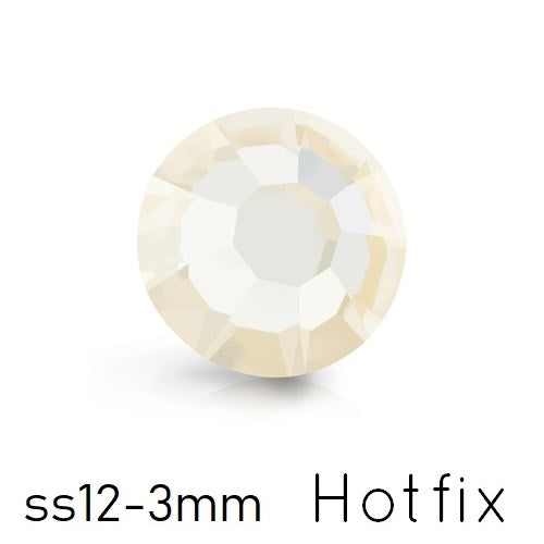 Kaufen Sie Perlen in der Schweiz Preciosa Crystal Blond Flare Flatback Hotfix – ss12-3mm (80)