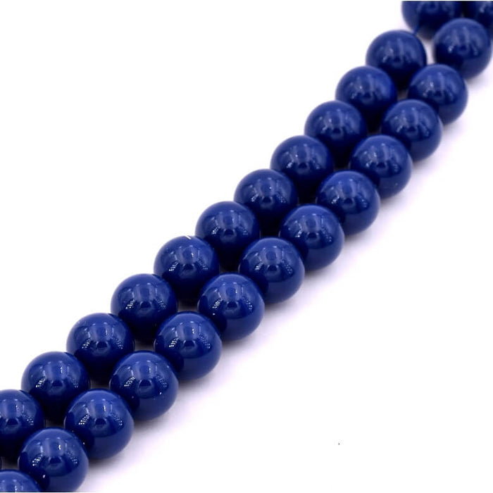 Perles 5810 cristal Autrichien - Crystal Dark Lapis Pearl 10mm (10)