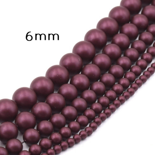 Kaufen Sie Perlen in der Schweiz 5810 Österreichische Kristallperlen - Crystal Elderberry Pearl 6mm (20)