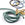 Perlengroßhändler in der Schweiz Geflochtenes rundes Lederband Türkisgrün - 3mm (50cm)