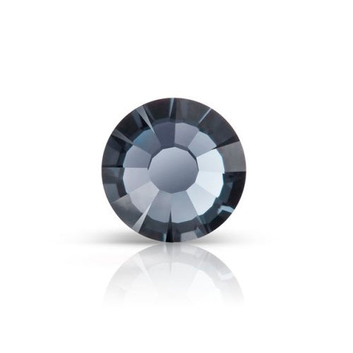 Kaufen Sie Perlen in der Schweiz Flatback-Kristalle Preciosa Light Graphite ss12-3mm (80)