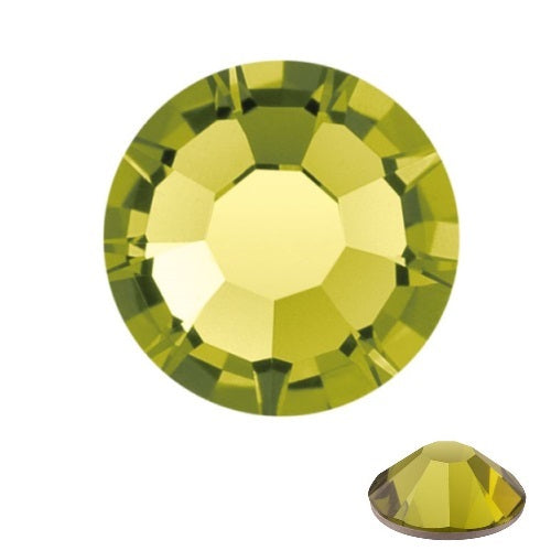 Kaufen Sie Perlen in der Schweiz Flatback-Kristalle Preciosa Olivine ss16-3.80 mm (60)