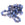Perlen Einzelhandel Runde blaue Aventurin-Halskette 8 mm Länge 92 cm (1)