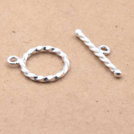 Kaufen Sie Perlen in der Schweiz Ring und Stab Verschluss aus Sterling Silber 13mm (1)