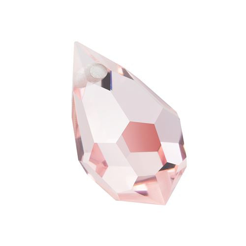 Kaufen Sie Perlen in der Schweiz Anhänger tropfen 681 Preciosa Light Rose 70120 - 6x10mm (2)