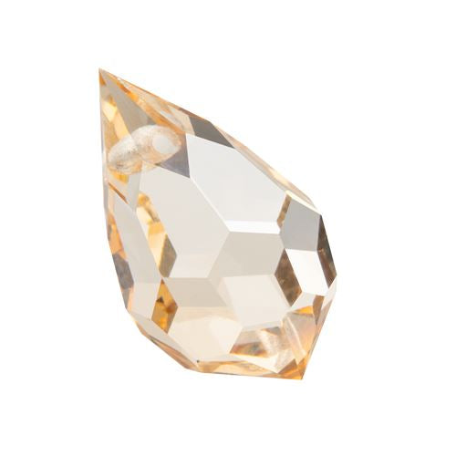 Kaufen Sie Perlen in der Schweiz Anhänger tropfen 681 Preciosa Crystal Honey 00030 235 Hon - 6x10mm (2)