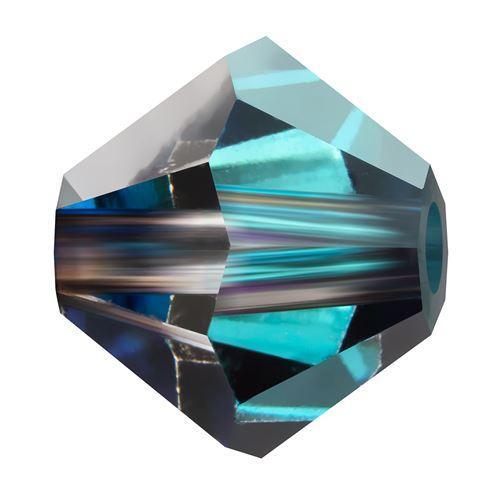 Kaufen Sie Perlen in der Schweiz Bicones Preciosa Crystal Bermuda Blue 00030 296 BBI