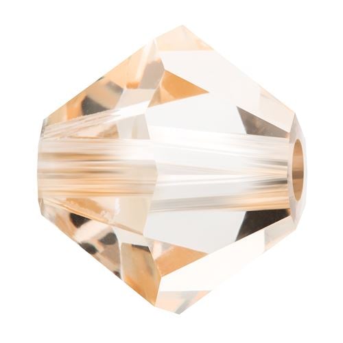 Kaufen Sie Perlen in der Schweiz Preciosa Crystal Honey 00030 235 Hon 3,6x4mm Doppelkegel (40)