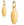 Perlengroßhändler in der Schweiz Charm-Anhänger Oval Edelstahl poliert 10x5mm OR (1)
