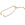 Perlengroßhändler in der Schweiz Armband Büroklammer Kette Golden Edelstahl 15cm (1)