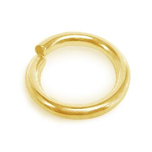 Kaufen Sie Perlen in der Schweiz Biegeringe Goldfarben 24K - 8.5mm (10)