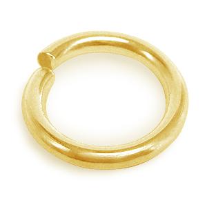 Kaufen Sie Perlen in der Schweiz Biegeringe Goldfarben 24K - 11mm (10)
