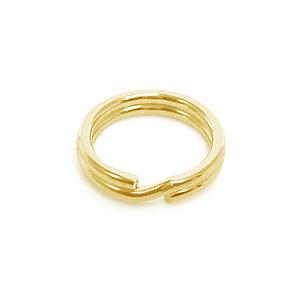 Spaltringe Goldfarben24K - 5mm (10)