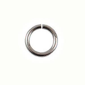 200 Anneaux ouverts argent vieilli 5mm (1)