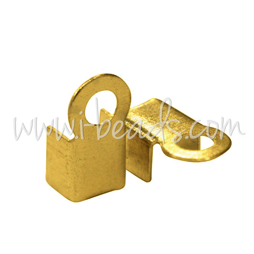 Kordelklemmen goldfarben 1.5x4mm (10)