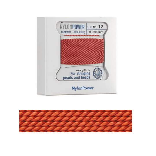 Fil de Nylon Corail 0.98mm par 2m avec aiguille (1)