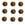 Vente au détail Perles Rondelles en Bois de noyer 7x8mm, Trou: 1,5mm (100)