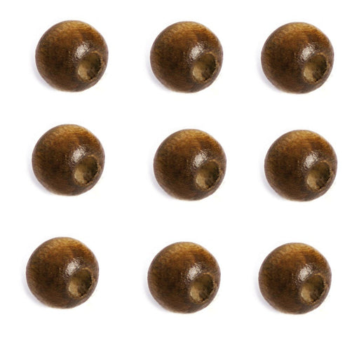 Kaufen Sie Perlen in der Schweiz Holzrondelle Walnussperlen 7x8mm Loch: 1.5mm (100)