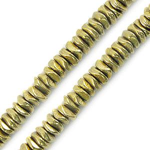 Perles chips laiton sur fil 4x2mm (1)