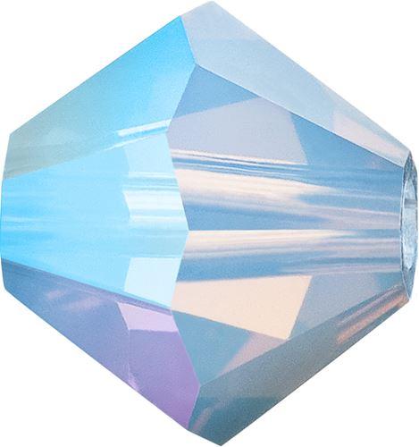 Bicones Preciosa Light Sapphire Opal 31110, AB