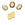 Perlengroßhändler in der Schweiz Anhänger ovales Herz-Jesu zum Besticken vergoldet 18x14mm,(1)