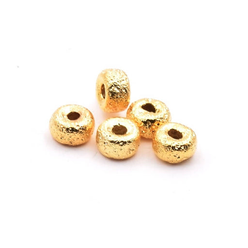 Kaufen Sie Perlen in der Schweiz Zwischenperlen Stardust Golden Brass Qualität 4x2.5mm (10)