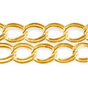 metallkette gold 8mm (1m)