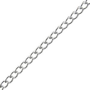 Kaufen Sie Perlen in der Schweiz Versilberte kette mit 2.4mm ringen (1m)