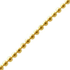 Kaufen Sie Perlen in der Schweiz Kugelkette vergoldet 1.5mm (1m)