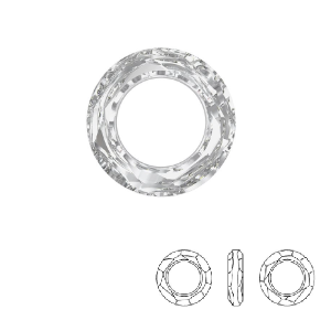 Kaufen Sie Perlen in der Schweiz Cosmic Ring- 4139 Kristall Komet Silber Licht 30mm (1)