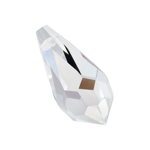 Kaufen Sie Perlen in der Schweiz Anhänger tropfen 984 Preciosa Crystal 00030 - 5,5x11mm (2)