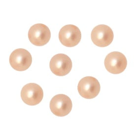 Kaufen Sie Perlen in der Schweiz 2081/2 Cabochon mit flacher Rückseite HOTFIX Crystal Rose Gold Pearl - SS10 - 2,8 mm (50)