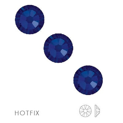 Kaufen Sie Perlen in der Schweiz 2038 hotfix flat back Dark Indigo ss8-2.4mm (80)