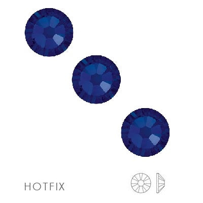 Strass 2038 hot fix flat back Dark Indigo ss8-2.4mm (80)