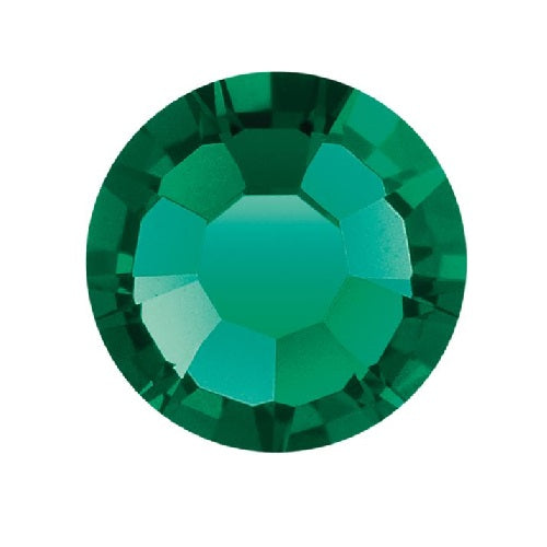 Kaufen Sie Perlen in der Schweiz FlatBack Preciosa Emerald ss12-3.00mm (80)