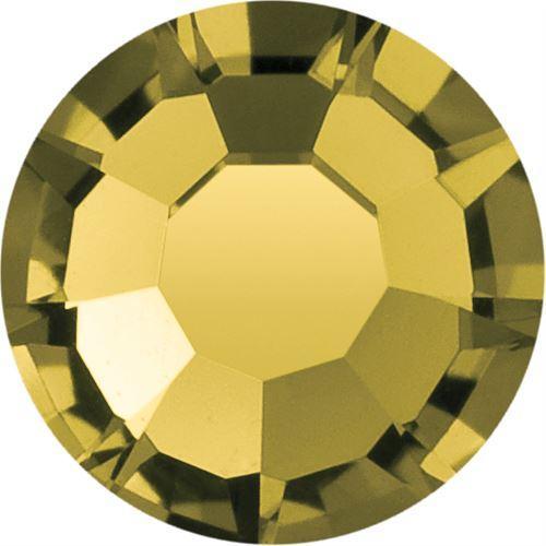 Kaufen Sie Perlen in der Schweiz Großhandel Preciosa Flatback Gold Beryl 10430