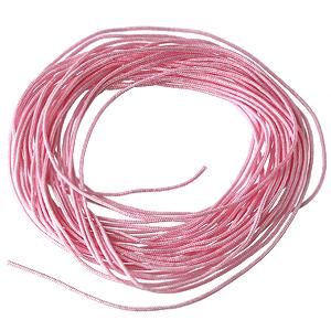 Kaufen Sie Perlen in der Schweiz Satinschnur pink 0.7mm, 5m (1)