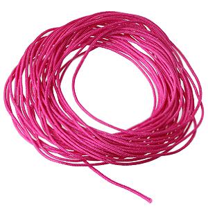 Kaufen Sie Perlen in der Schweiz Satinschnur fuchsia 0.7mm, 5m (1)