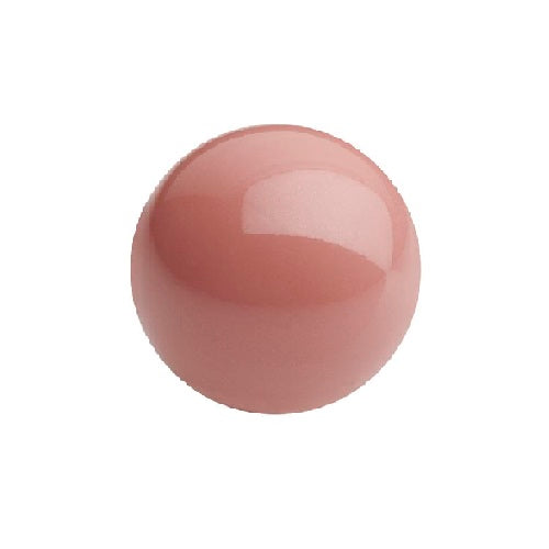Kaufen Sie Perlen in der Schweiz Runde Perlen Lackierte Preciosa Salmon Rose 4mm (20)