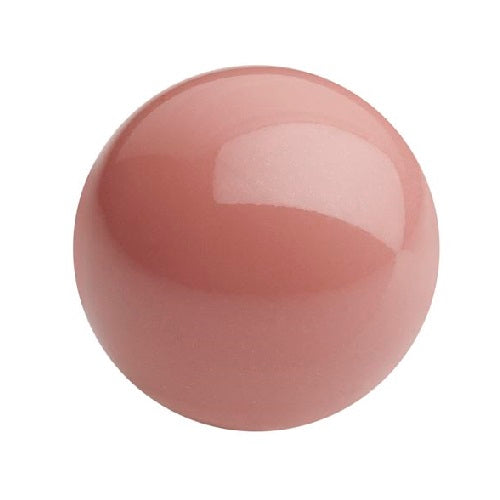 Kaufen Sie Perlen in der Schweiz Runde Perlen Lackierte Preciosa Salmon Rose 8mm (20)