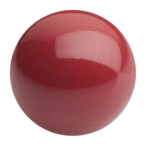 Kaufen Sie Perlen in der Schweiz Preciosa Cranberry Runde lackierte Perlen 10 mm (10)